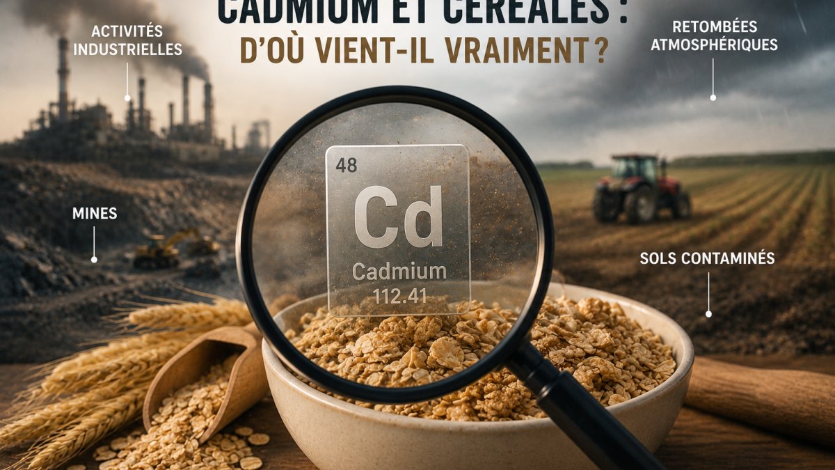 Cadmium et céréales : d'où vient-il vraiment ?