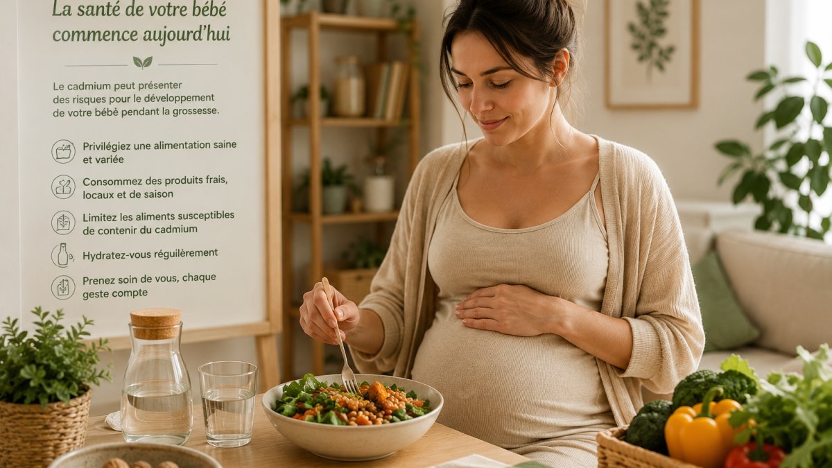 Cadmium et grossesse : ce que toute femme enceinte doit savoir