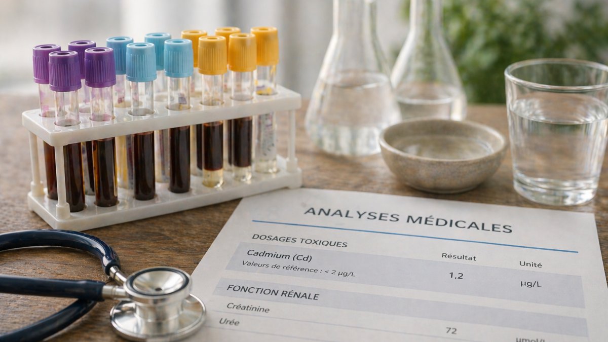Cadmium dans le sang et les urines : comment savoir ?