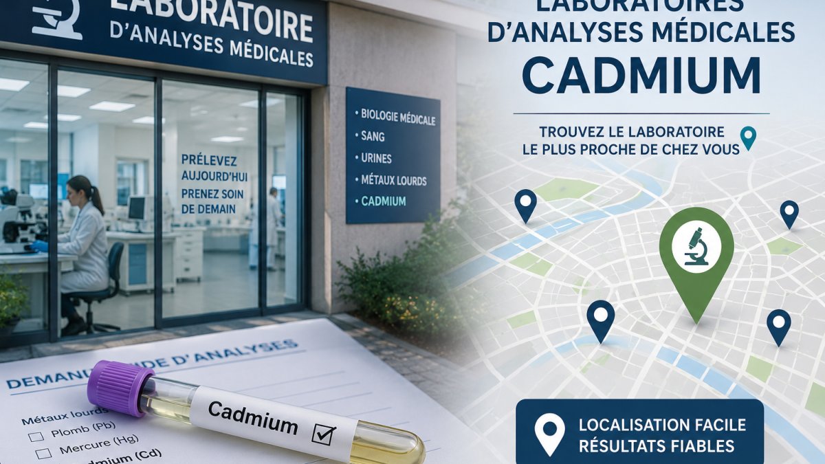 Test cadmium : où le faire près de chez vous ?